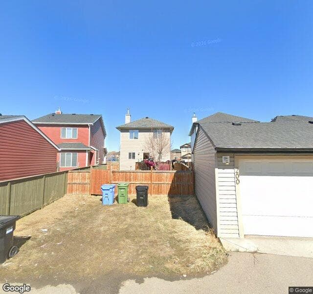 Street view of 196 Saddlecrest Boulevard NE, Calgary