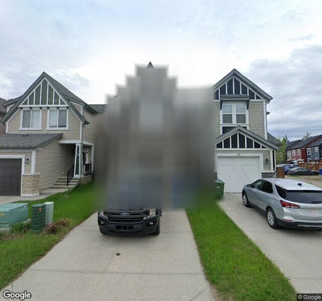 Street view of 26 Chaparral Valley Common SE, Calgary