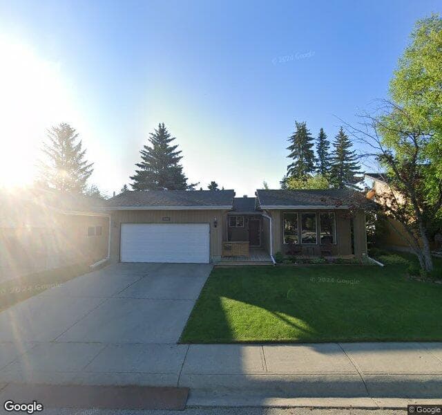 Street view of 9516 Oakland Way SW, Calgary