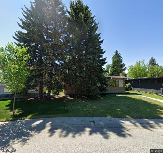 Street view of 6111 Lockinvar Road SW, Calgary