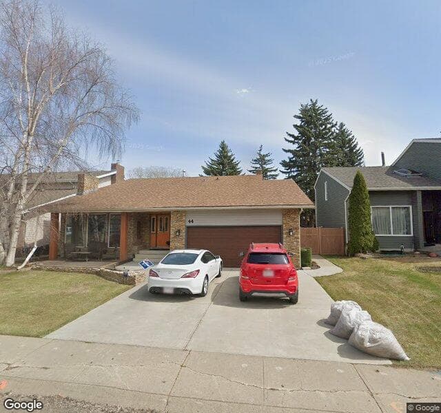Street view of 44 Gariepy Crescent NW, Edmonton