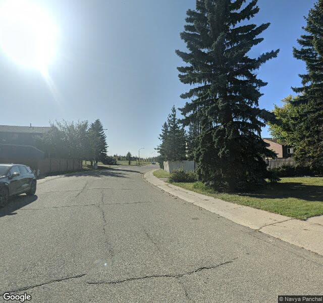 Street view of 10819 Bearspaw Drive E NW, Edmonton
