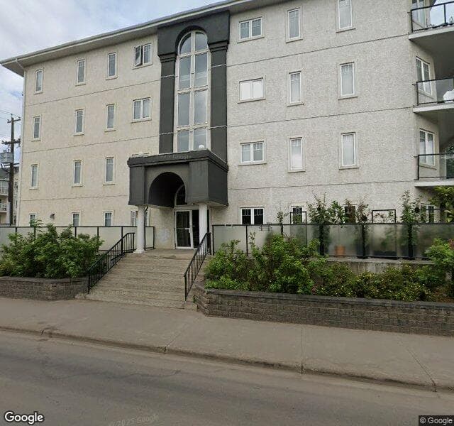 Street view of 304-9905 81 Avenue NW, Edmonton