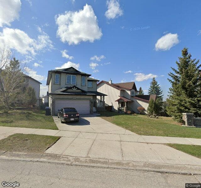 Street view of 306 Panamount Boulevard NW, Calgary