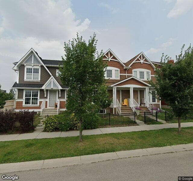 Street view of 420 Auburn Bay Avenue SE, Calgary
