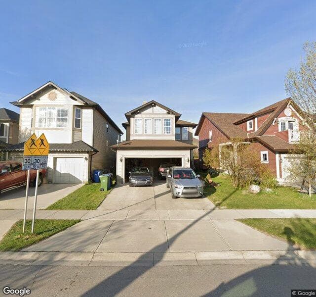 Street view of 48 Auburn Bay Avenue SE, Calgary