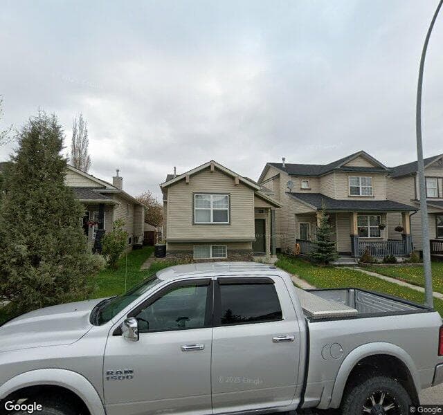 Street view of 15802 Everstone Road SW, Calgary