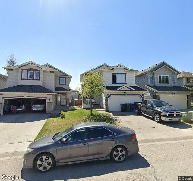 Street view of 252 Panamount Lane NW, Calgary