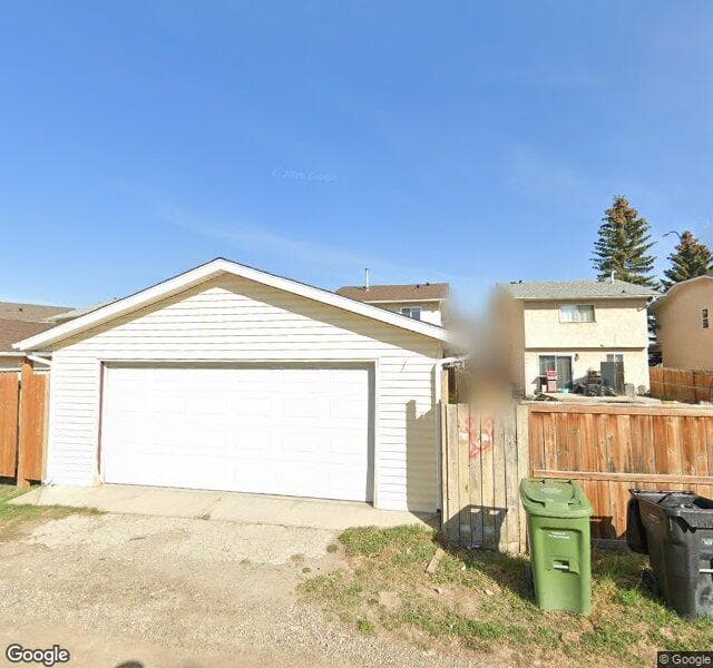Street view of 287 Martindale Boulevard NE, Calgary