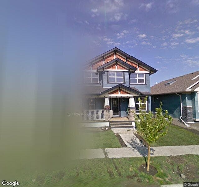 Street view of 124 Prestwick Manor SE, Calgary