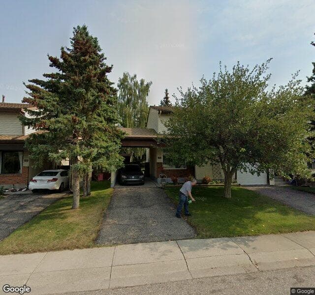 Street view of 136 Silvergrove Hill NW, Calgary