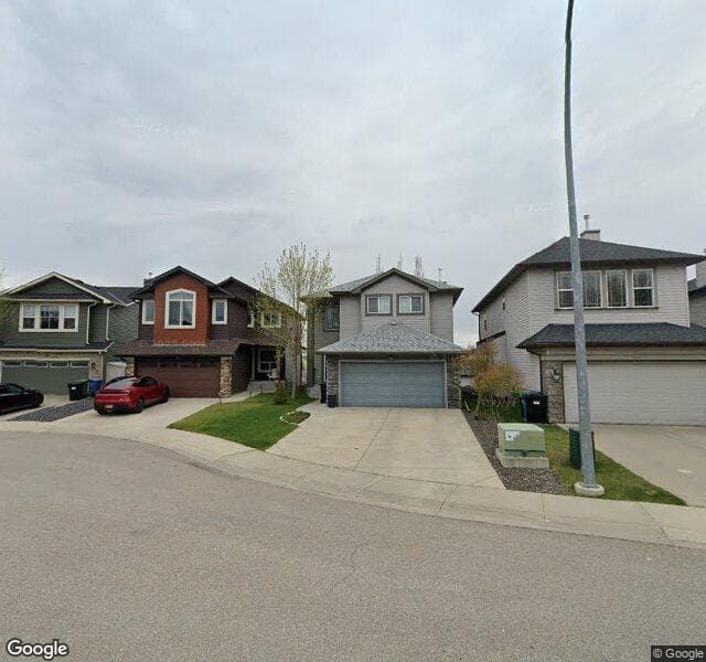 Street view of 163 Bridlemeadows Common SW, Calgary