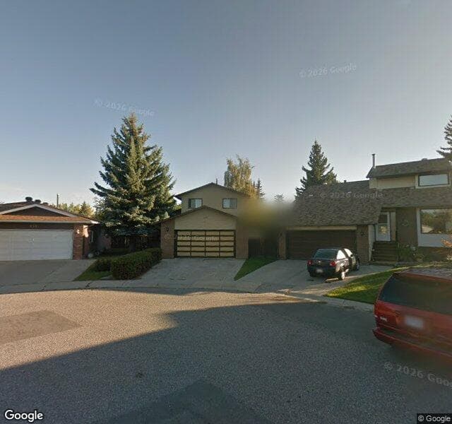 Street view of 155 Deerpath Court SE, Calgary