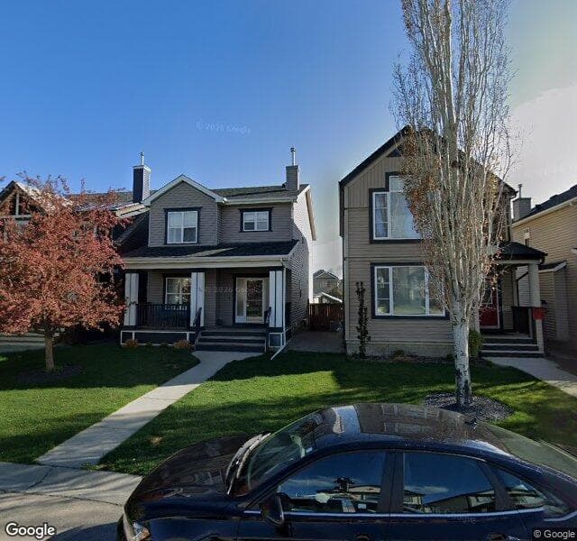 Street view of 125 Copperstone Terrace SE, Calgary