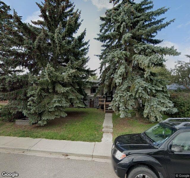 Street view of 4723 69 Street NW, Calgary