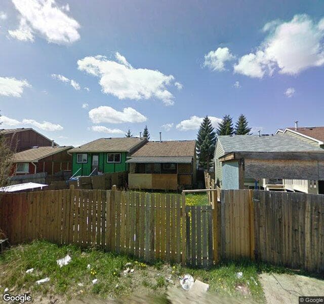 Street view of 62 Falwood Crescent NE, Calgary