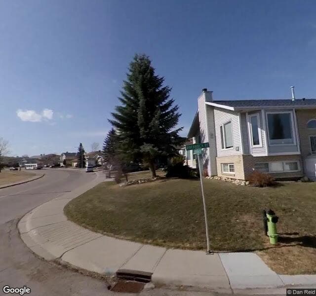 Street view of 800 Riverbend Drive SE, Calgary