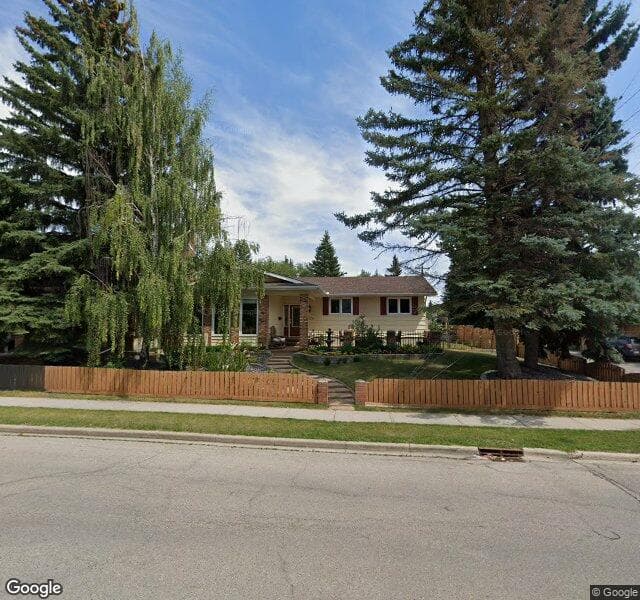 Street view of 9836 19 Street SW, Calgary