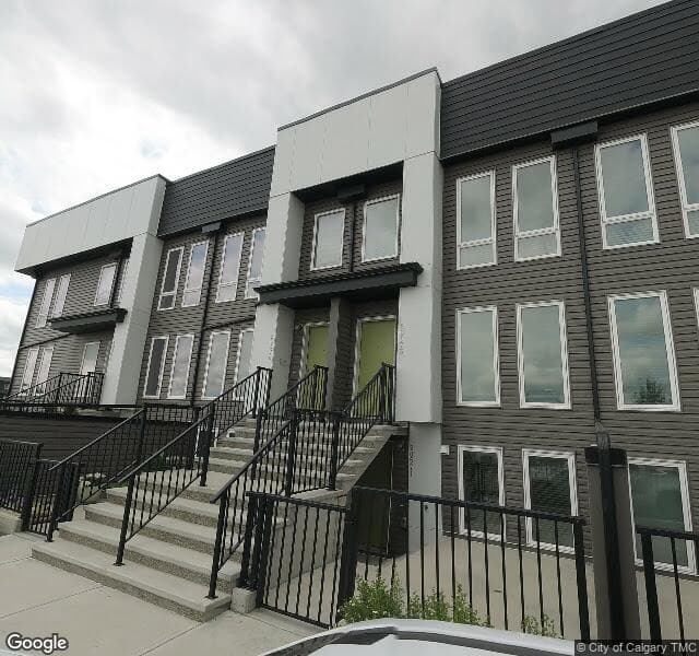 Street view of 20571 Seton Way SE, Calgary