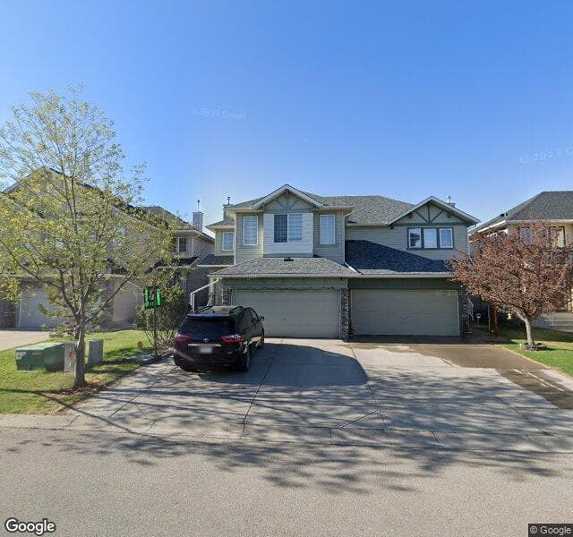 Street view of 217 Evansmeade Point NW, Calgary