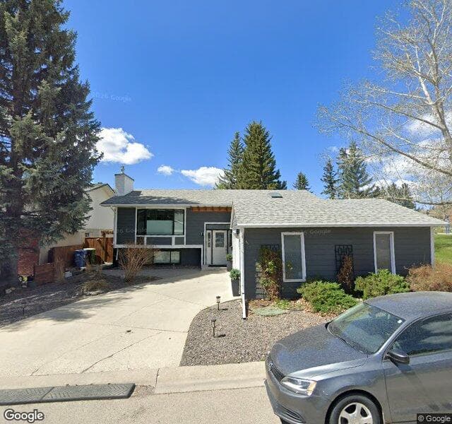 Street view of 5821 Dalcastle Crescent NW, Calgary