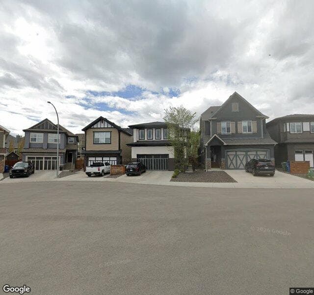 Street view of 50 Masters Villas SE, Calgary