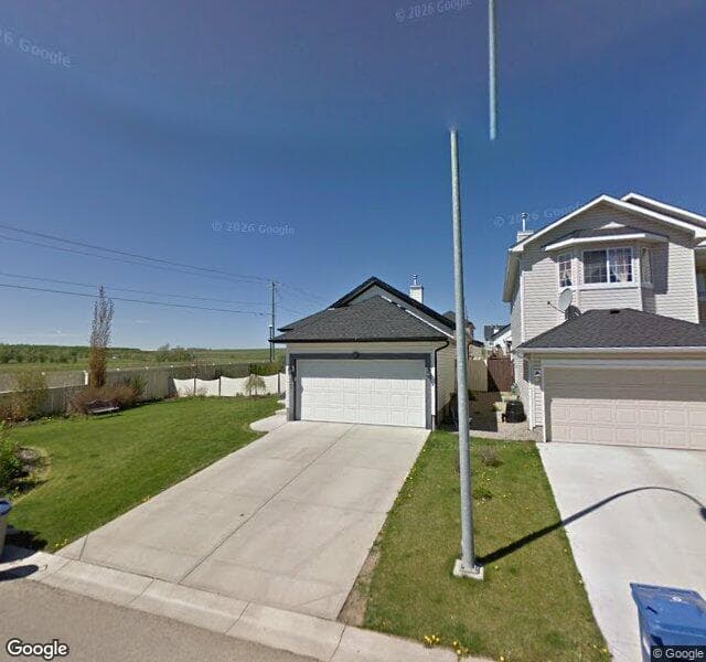 Street view of 93 Bridleridge Road SW, Calgary
