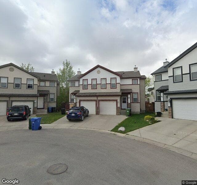 Street view of 76 Everridge Villas SW, Calgary