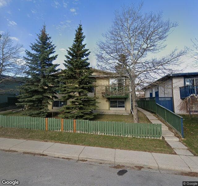 Street view of 11423D 8 Street SW, Calgary