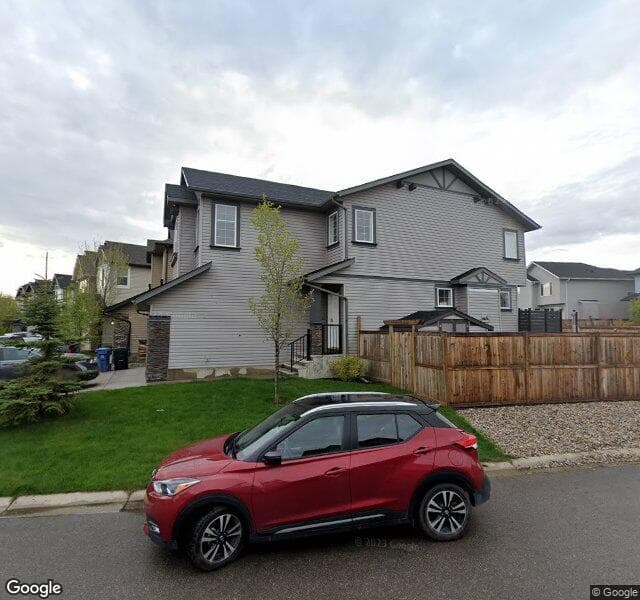 Street view of 142 Brightonwoods Gardens SE, Calgary