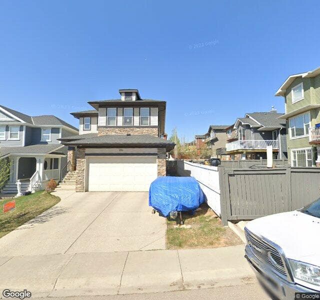 Street view of 151 Evanspark Terrace NW, Calgary