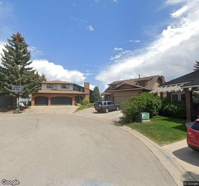 Street view of 136 Edgehill Close NW, Calgary