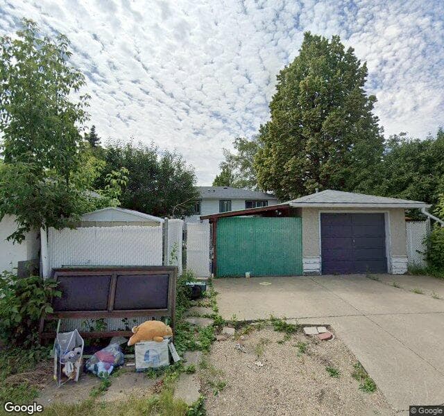 Street view of 10627 St Gabriel School Road NW, Edmonton