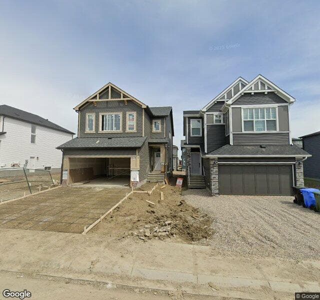 Street view of 137 Belmont Green SW, Calgary