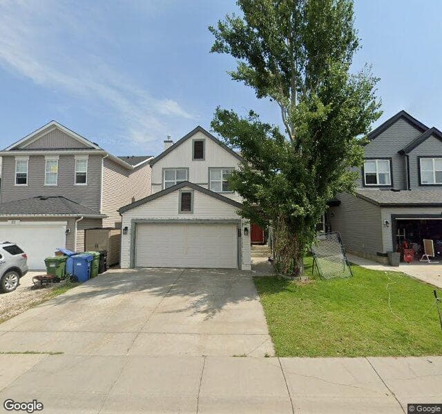 Street view of 86 Copperfield Common SE, Calgary