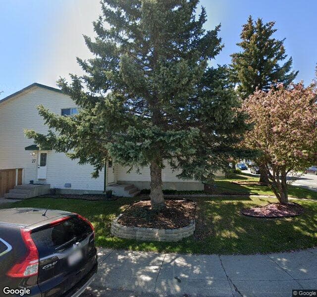 Street view of 27 Woodford Crescent SW, Calgary