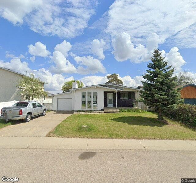 Street view of 14911 57 Street NW, Edmonton