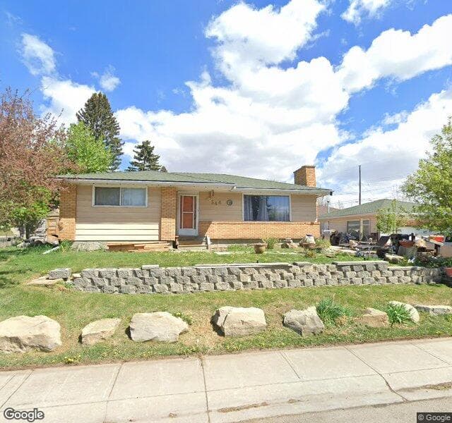 Street view of 344 Huntridge Road NE, Calgary