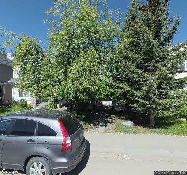 Street view of 375 Tuscany Valley View NW, Calgary