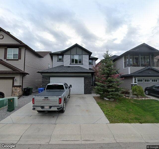 Street view of 164 Chaparral Valley View SE, Calgary