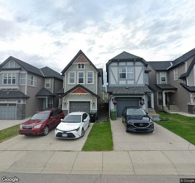 Street view of 71 Chaparral Valley Common SE, Calgary