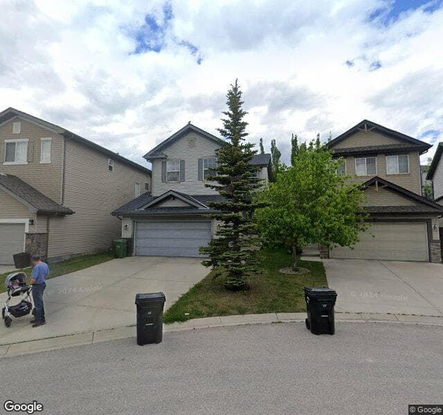 Street view of 68 Covepark Mews NE, Calgary