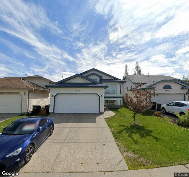 Street view of 17111 83 Street NW, Edmonton