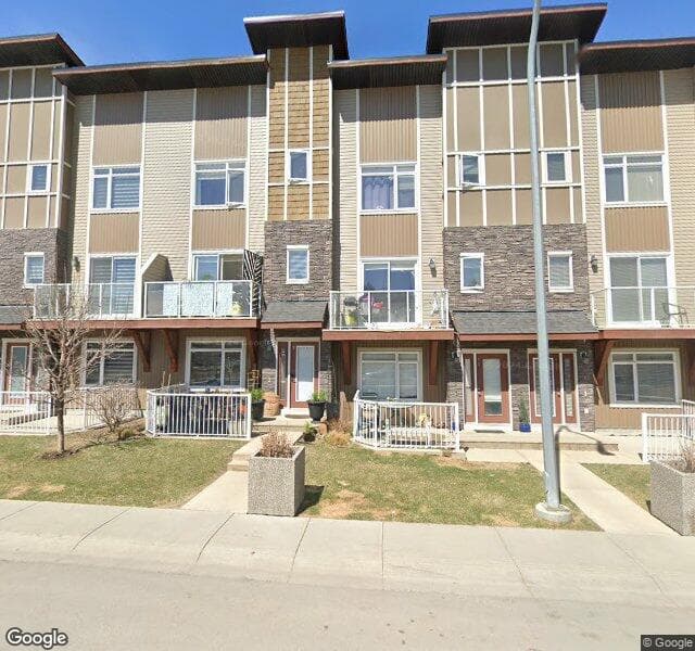 Street view of 406 Skyview Point Place NE, Calgary