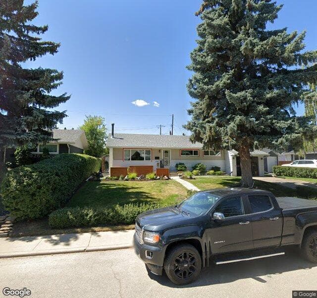 Street view of 3307 46 Street SW, Calgary
