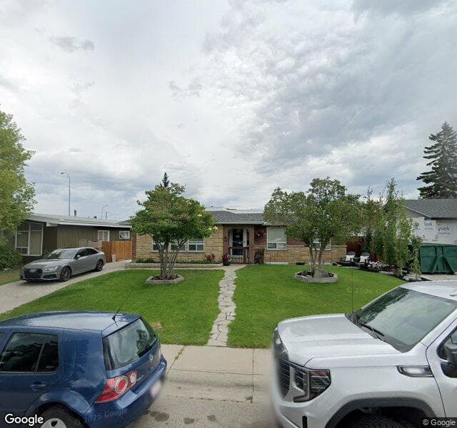 Street view of 136 Lake Wapta Rise SE, Calgary