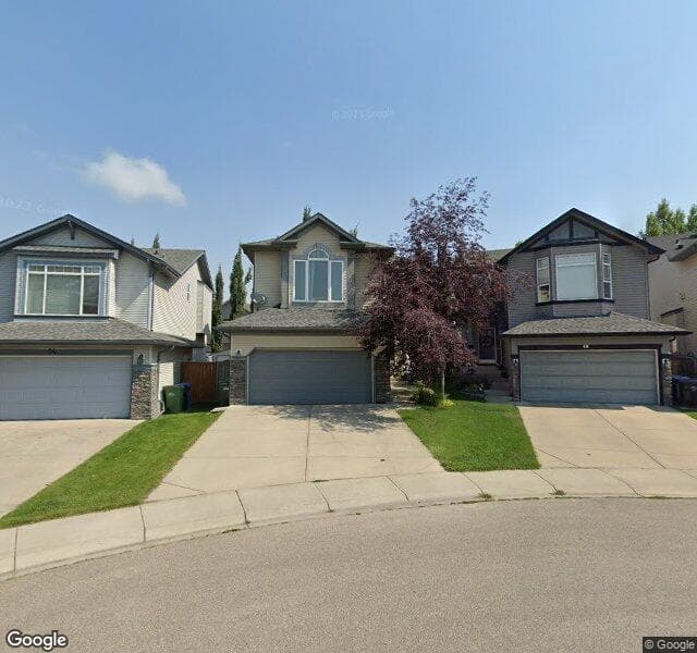 Street view of 50 Cougarstone Circle SW, Calgary