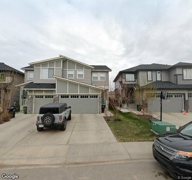 Street view of 8583 Cushing Place SW, Edmonton