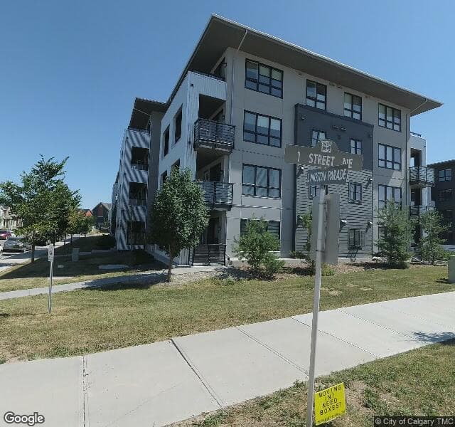 Street view of 1315-350 Livingston Common NE, Calgary