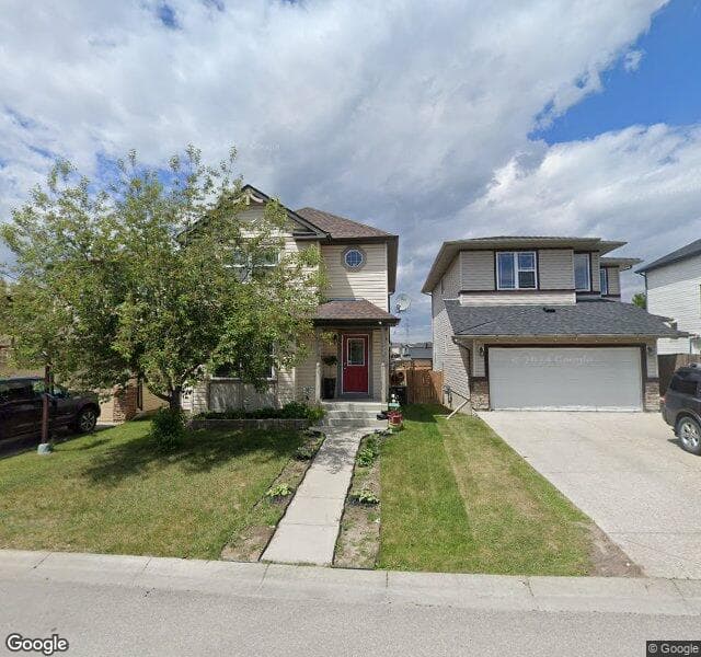 Street view of 46 Covecreek Close NE, Calgary